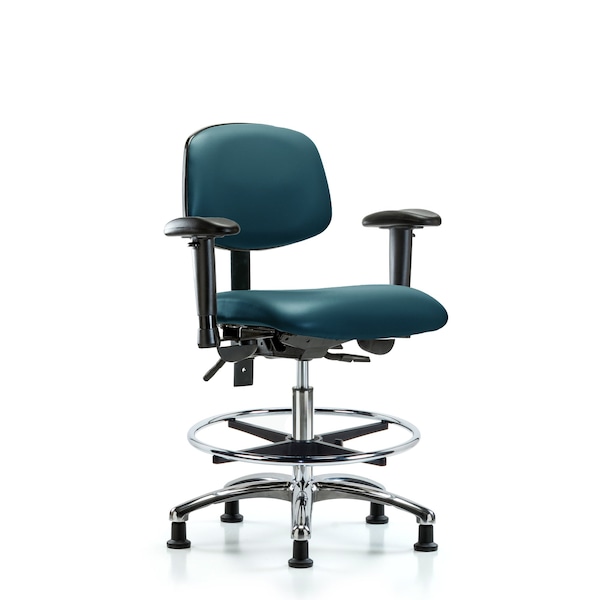 Vinyl Chair, Vinyl, Adjustable Arms