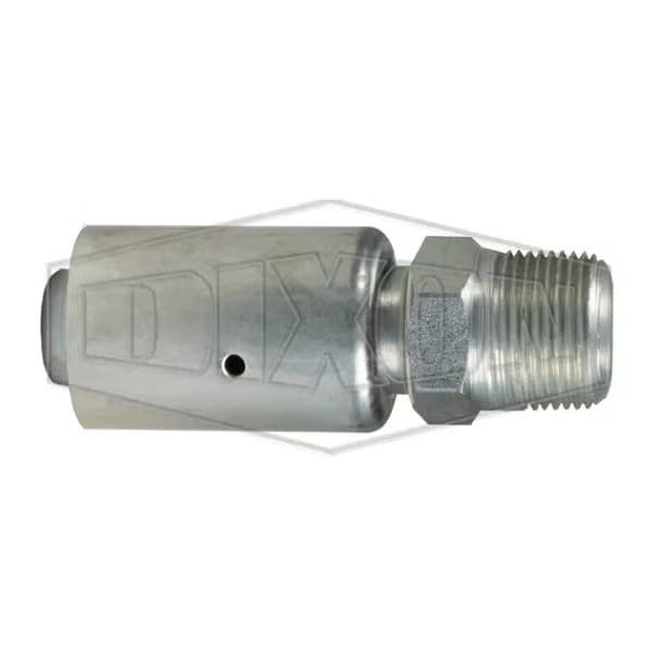 3500 Low Profile Hose-to-Pipe Nipple, 3/8 x 1/2 in Nominal, Hose Shank x Male NPT, 600 psi Pressure,