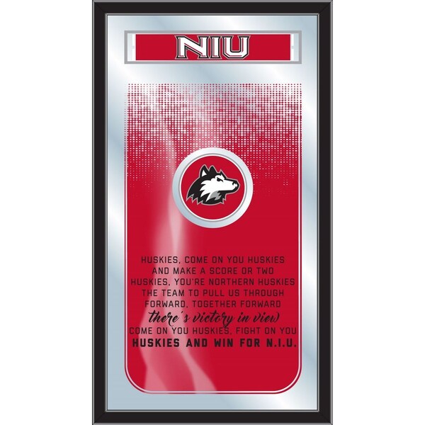 Northern Illinois 26" x 15" Fight Song Mirror