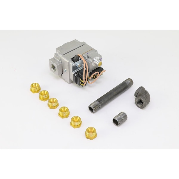 Gas Valve Kit W/Elbow - Nipple