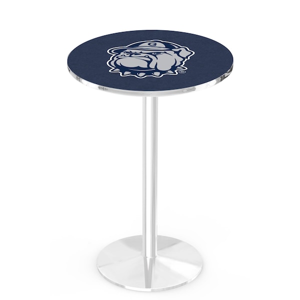 42" Chrome Georgetown Pub Table, 36" dia. Top
