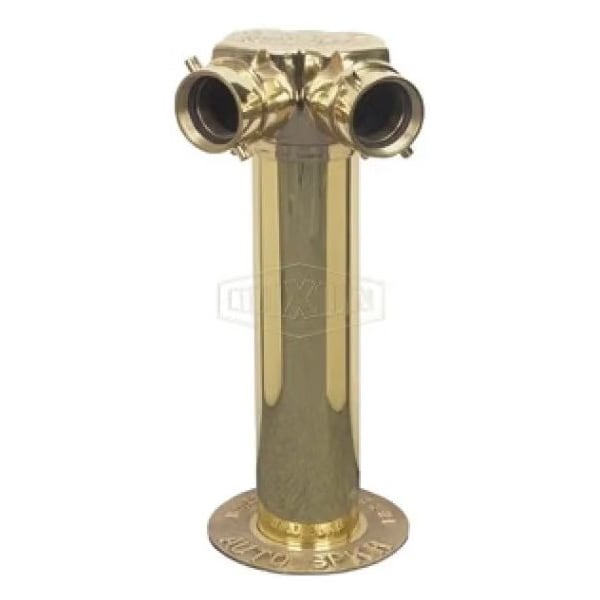 The Right Connection 21-207 2-Way Sidewalk Siamese Assembly, 2 2-1/2 x 4 in, FNST x FNPT, Cast Bra