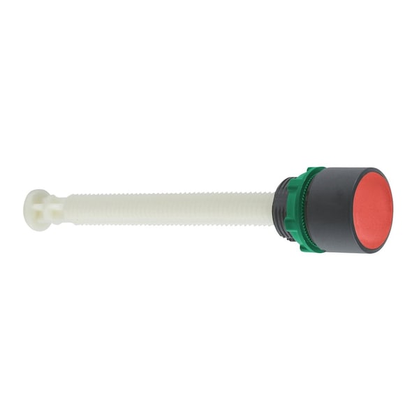 Manual overload reset push button, Harmony XB5, red flush, 22mm, for 17.120 mm actuation distance