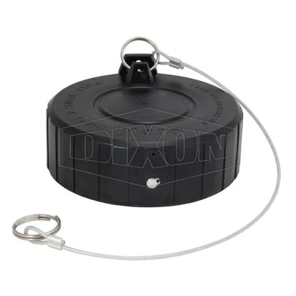 Mann-Tek by  Mann Tek Dry Disconnect Dust Cap, 4 in, Polyethylene, Domestic
