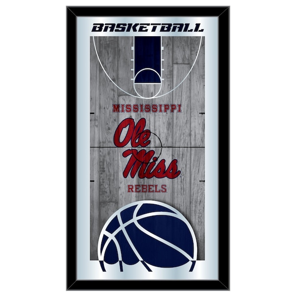 Ole' Miss 15" x 26" Basketball Mirror