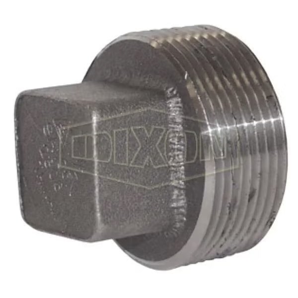 Square Head Plug, 3 in Nominal, MNPT End Style, 3000 lb, Forged Steel