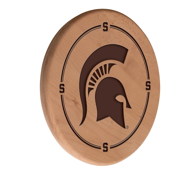 Michigan State University 13" Laser Engraved Solid Wood Sign