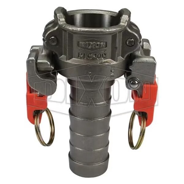 Vent-Lock Safety EZ Boss-Lock Type-C Cam and Groove Coupler with Seal and Cam Arms, 1 in Nominal,