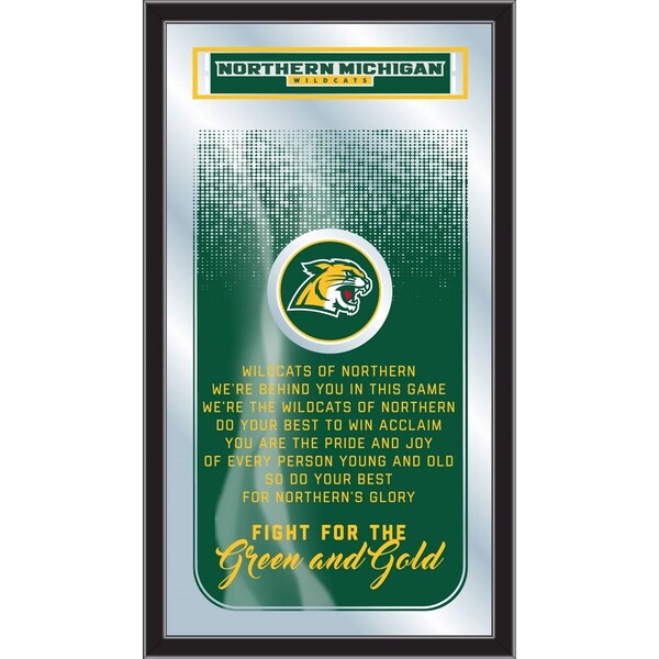 Northern Michigan 26" x 15" Fight Song Mirror