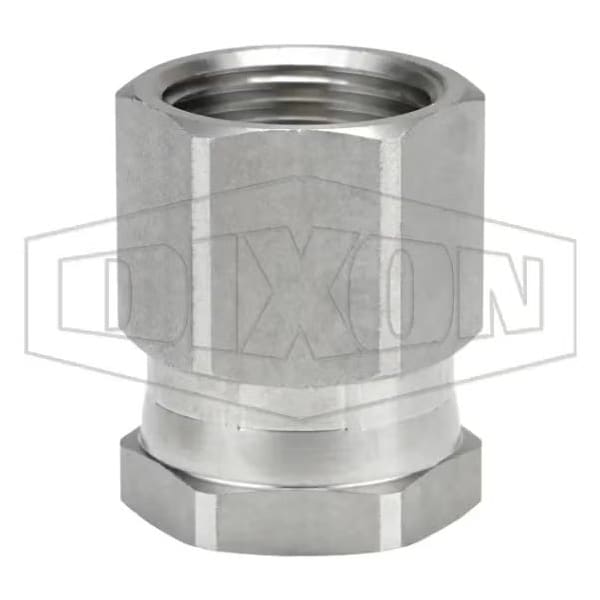 The Right Connection RAS Garden Hose Adapter, 3/4-11-1/2 x 3/4-14 Nominal, FGHT Swivel x FNPT End S