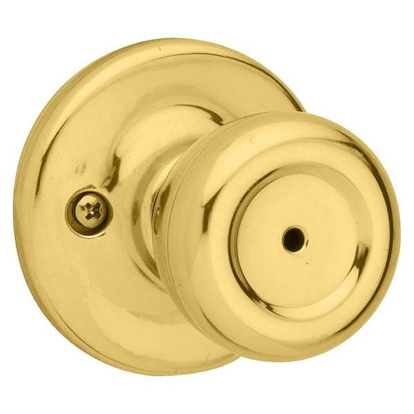 Privacy Door Knob, Polished Brass
