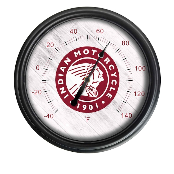 Indian Motorcycle (Head) Indoor/Outdoor LED Thermometer