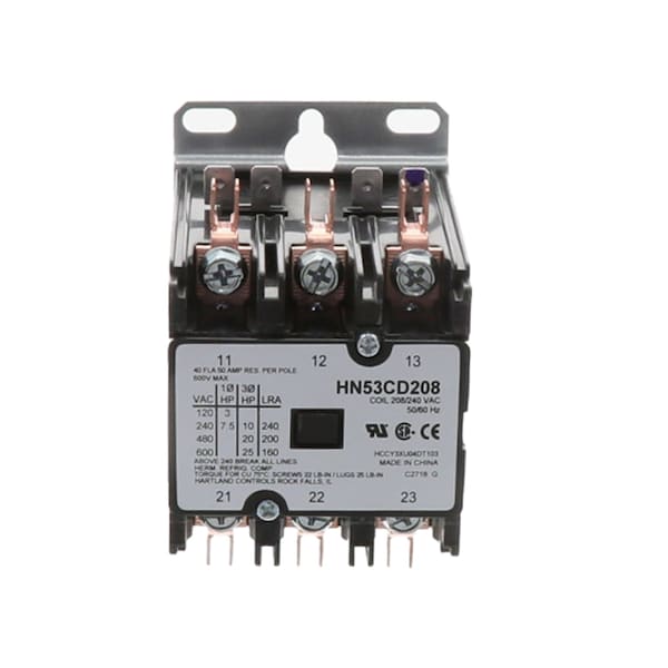 Contactor, 3Pole 40Amp 240V