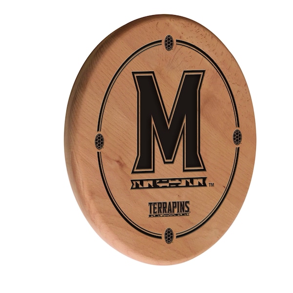 University of Maryland 13" Laser Engraved Solid Wood Sign