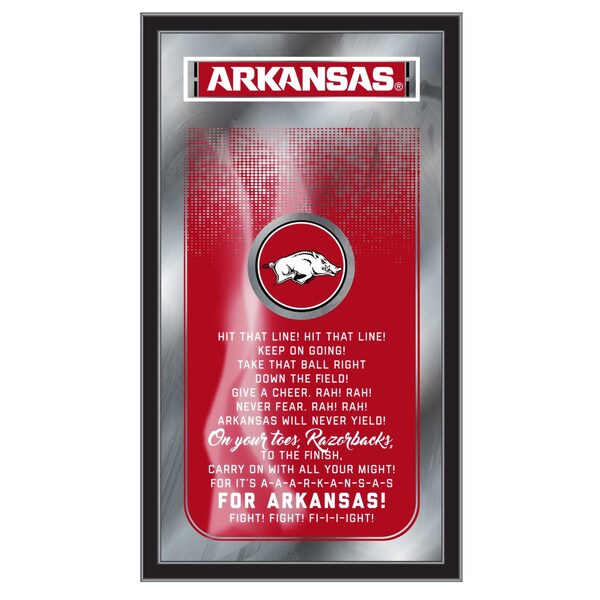 Arkansas 26" x 15" Fight Song Mirror