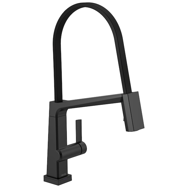 Pivotal Single Handle Exposed Hose Kitchen Faucet With Touch2O Technology