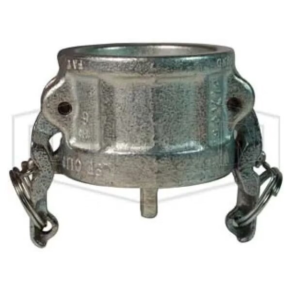 Boss-Lock Type H Cam and Groove Dust Cap, 2 in, Malleable Iron, Domestic