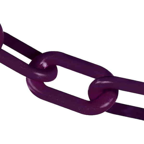 4" x 100' Purple Plastic Safety Chain