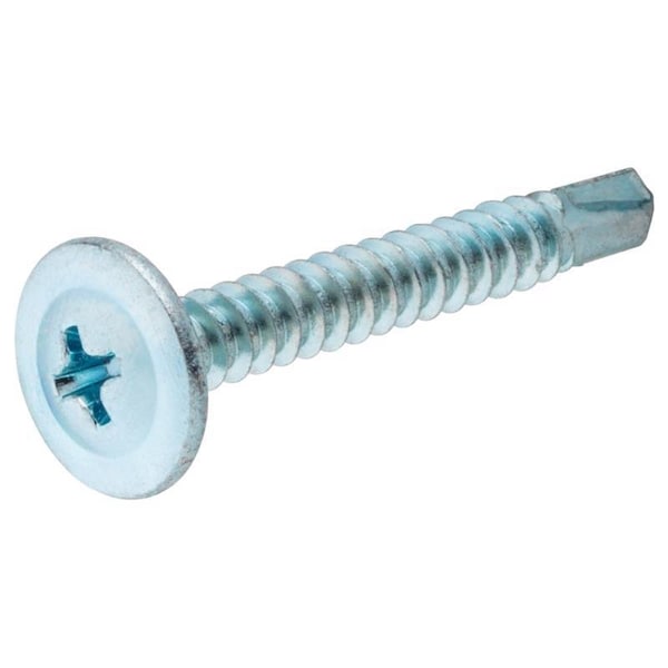 No. 8 Ga. X 3/4 in. L Phillips Truss Head Self-Drilling Screws, 100PK