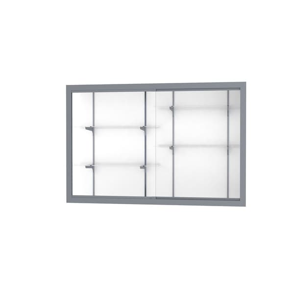 Recessed Wall Case 72x48x16, White