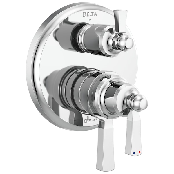Dorval Traditional 2-Handle Monitor 17 Series Valve Trim with 3 Setting Diverter