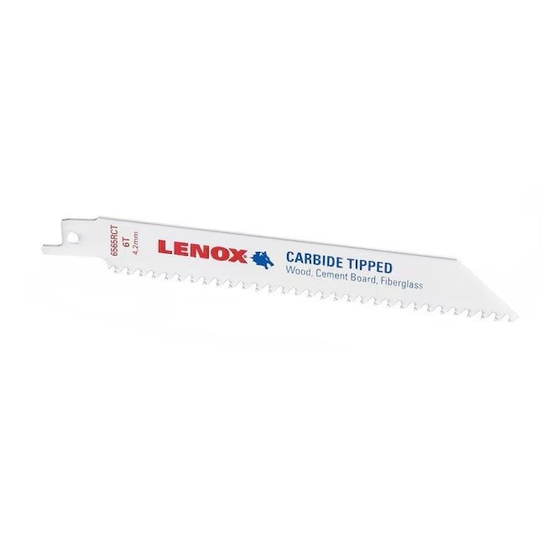 6 in x 6 TPI Reciprocating Saw Blade Set, LENOX, 1 PK