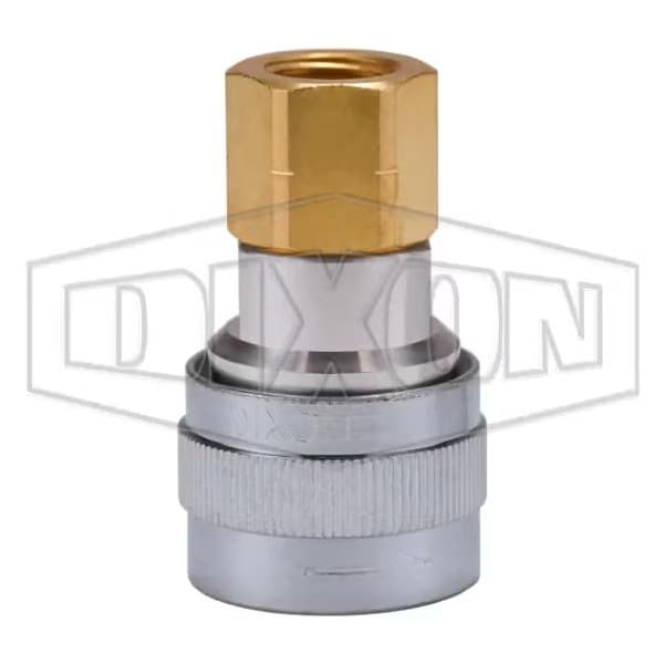 1/4 SCHRADER COUP, 3/8 F-NPTF ALUMINUM