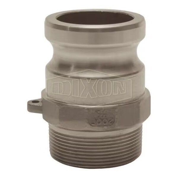 Type F Cam and Groove Adapter, 3 in Nominal, Male Adapter x MNPT End Style, Hastelloy CW12MW, Domest