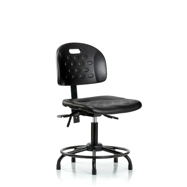 Desk Chair Newport Desk Chair, RT, Tilt Glides, No Arms, 17" to 22" Height, Black; Blue