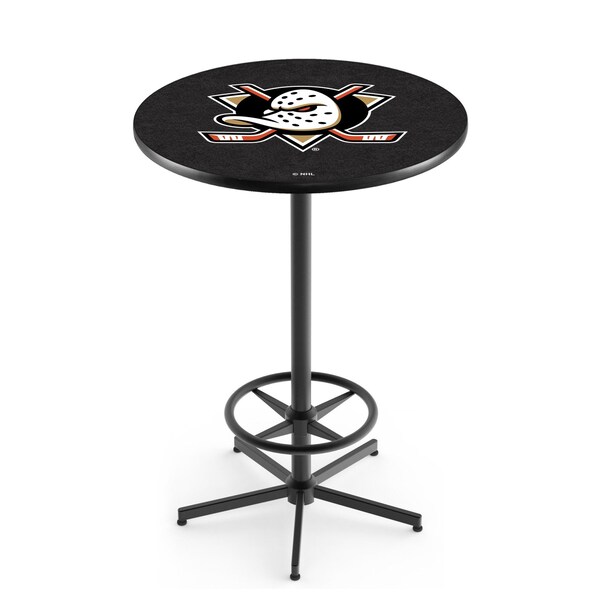 42" Black Anaheim Ducks Pub Table