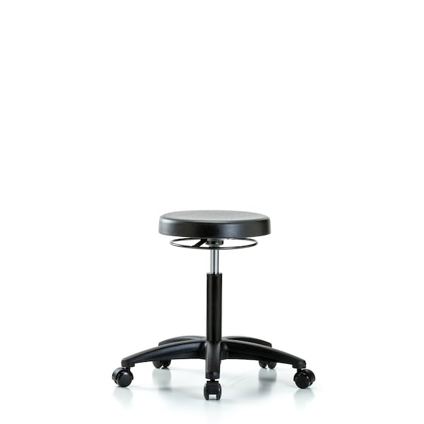 Bench Stool, Med, Poly, Casters
