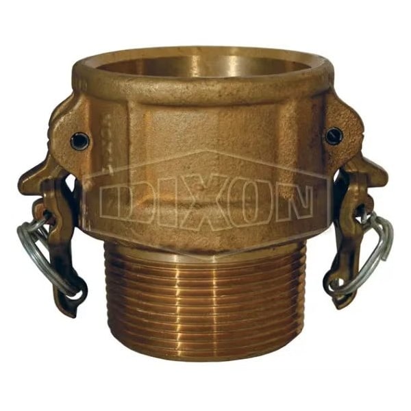 Boss-Lock Type B Cam and Groove Coupler, 3/4 in Nominal, Female Coupler x MNPT End Style, Brass, Do