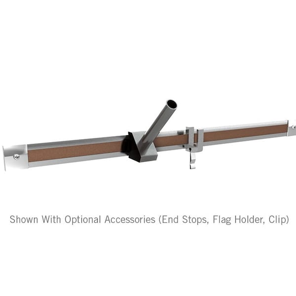 Maprail with Cork Insert 1 in  x 6 ft W, PK48