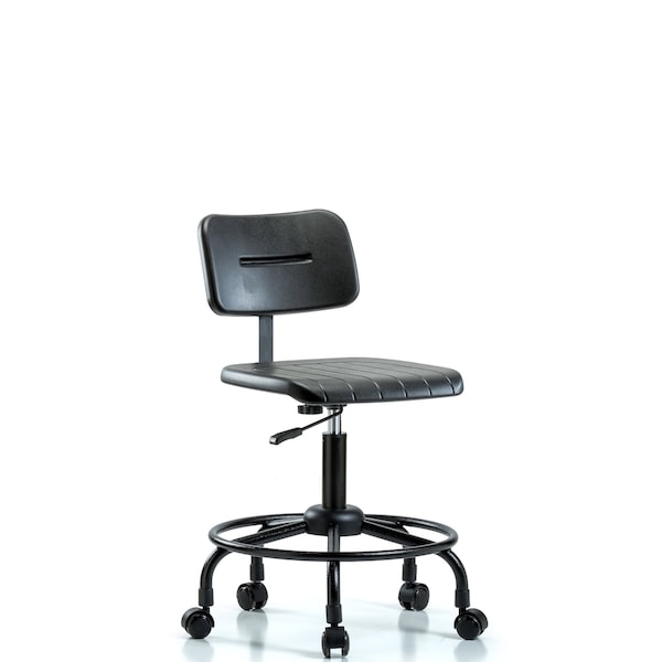 Basic Poly Desk Chair, RT, Casters