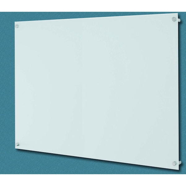 ClearVision Elegant Stand-Off Mounting Glass Markerboards 6mm Magnetic 36"x48"