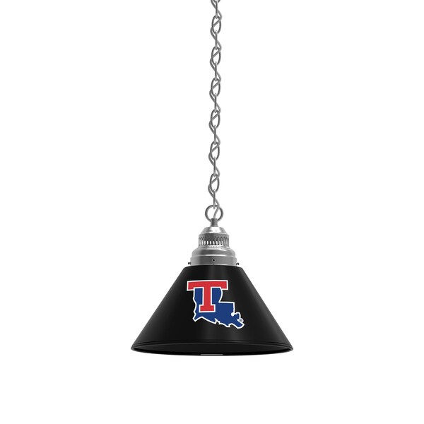 Louisiana Tech Pendant Light, Chrome Fixture