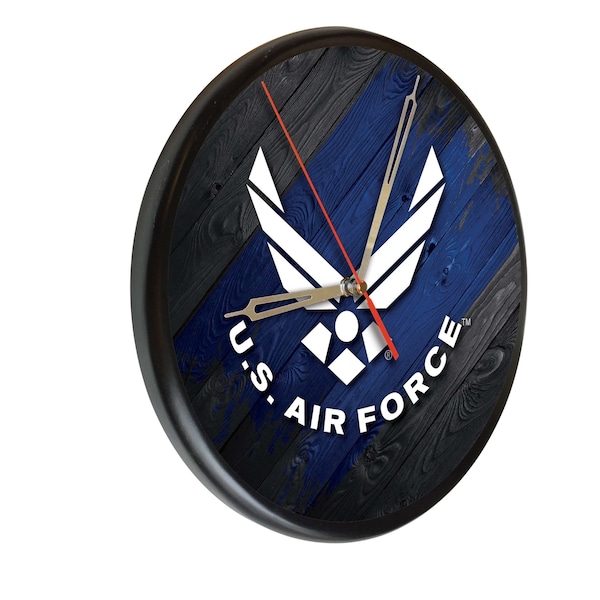 United States Air Force 13" Solid Wood Clock