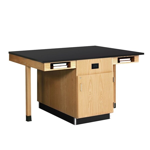 Four Station Service Center, 66" W, 36" Height, Shelf: 40 lb.