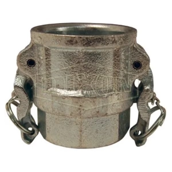 Boss-Lock Type D Cam and Groove Coupler, 3 in Nominal, Female Coupler x FNPT End Style, Malleable I