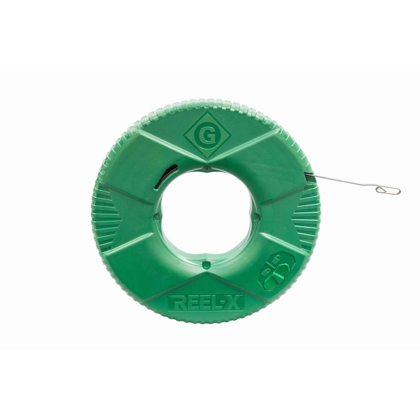 Steel Fish Tape, Shape Flat, 1/4" dia
