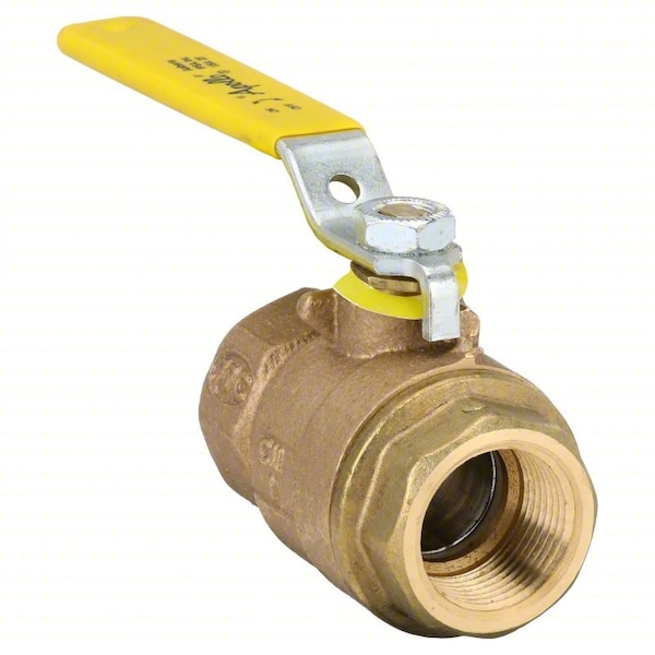1" FNPT Bronze Ball Valve 2-Way