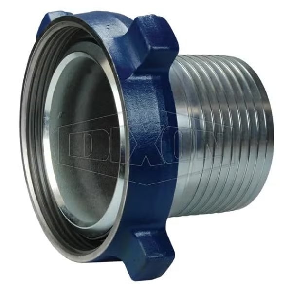 FIG 206 1 pc Male Frac Fitting with Nut and O-Ring, 8 in Nominal, Iron/Steel/Forged Steel Nut, Domes