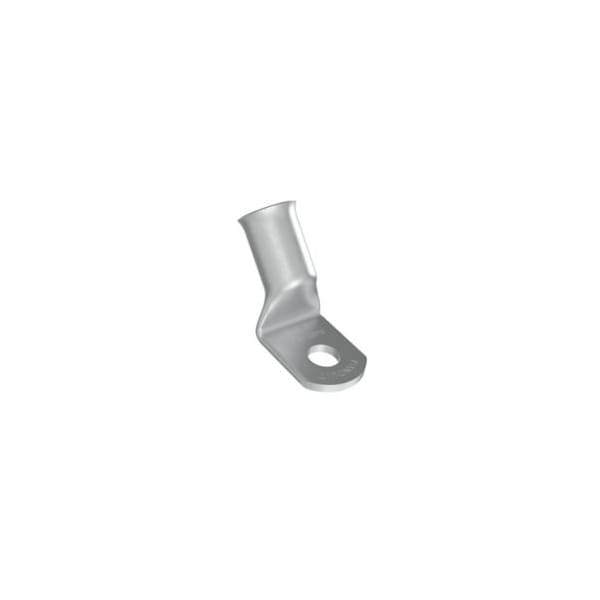 One-Hole Compression Lug, 0.38 in Stud, Standard Barrel, Copper, None, 100 PK