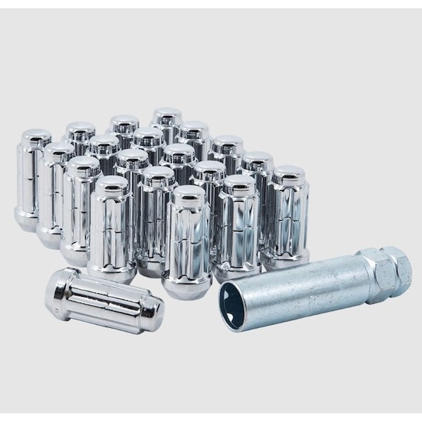 5 Lug Kit 916 x 18 Thread Size 60 Degree Conical Spline Drive Spline Drive Acorn