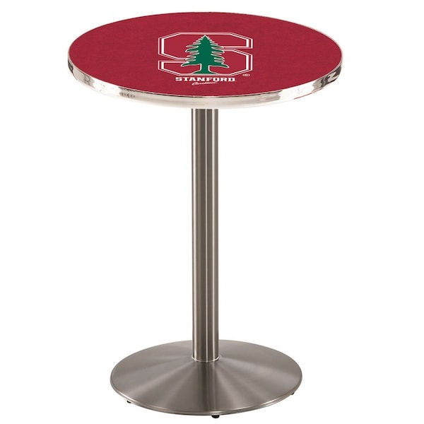 42" Stainless Steel Stanford Pub Table, 36" dia. Top