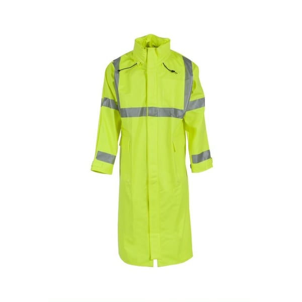 Outerwear Flex Arc Coat w/Attached Hood-Fl Org-5X