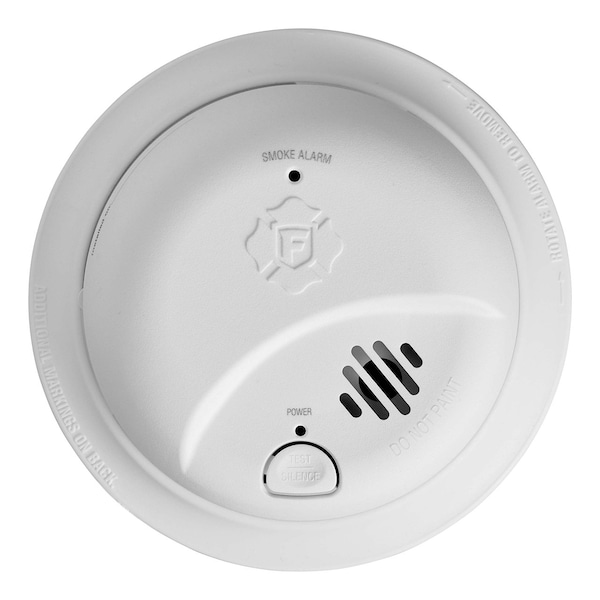 BRK 10 Year Battery-Powered Ionization Smoke Detector 1 pk