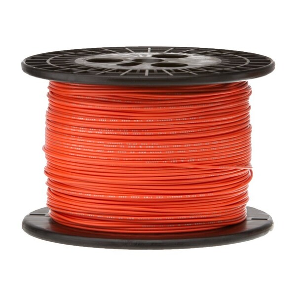 22 AWG Gauge UL1061 Stranded Hook Up Wire, 300V, 0051 Diameter, Orange, 500 ft Length