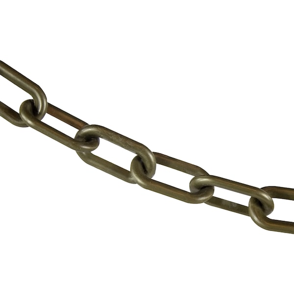 2" x 200' Khaki Gold Plastic Safety Chain