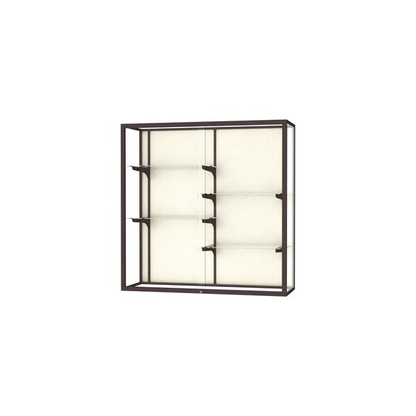 Champion Wall Case Display 48x48x16, Plaque, Bronze